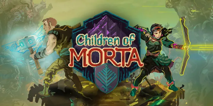 Children of Morta pixel art game screen showcase