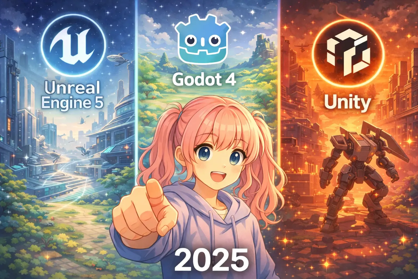 2025 game engine comparison chart