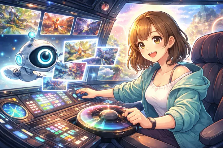 AI art tools practical guide cover featuring AI-generated game characters and scenes