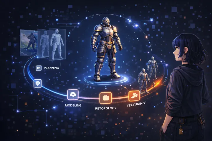 Practical note on generative AI and Blender collaboration workflow