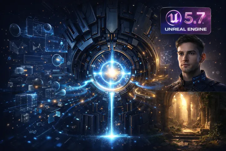 Unreal Engine 5.7 feature update visual